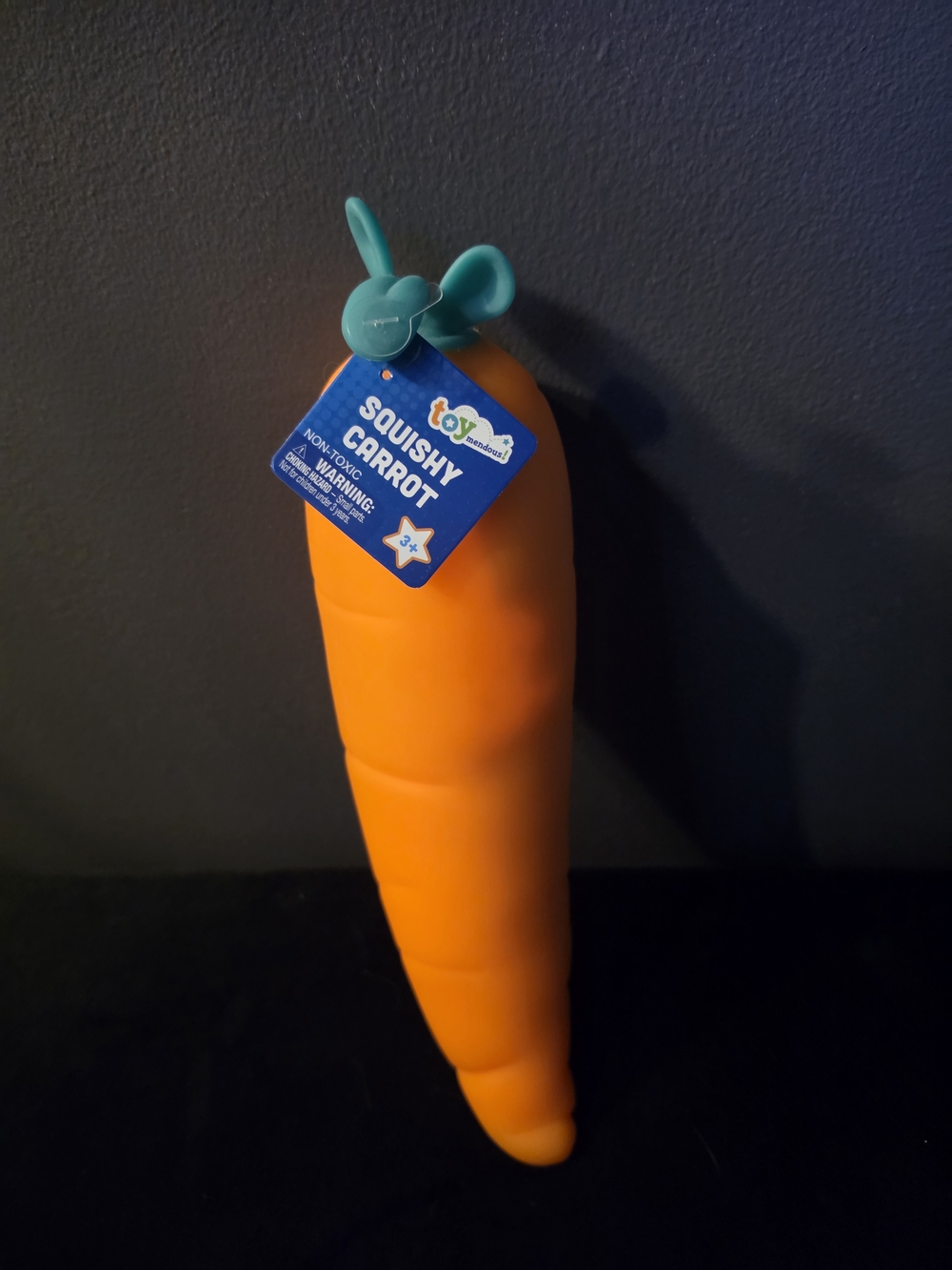Toymendous Squishy Carrot Sensory Fidget Toy NWT
